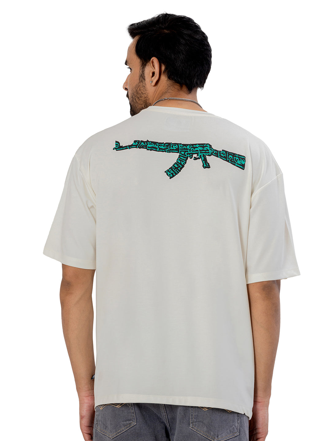 AK-47 T-Shirt In White (Unisex)