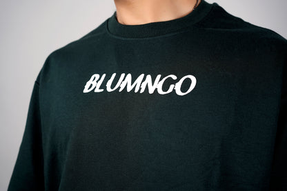 Blumngo Dark Green Oversized Tee (Unisex)