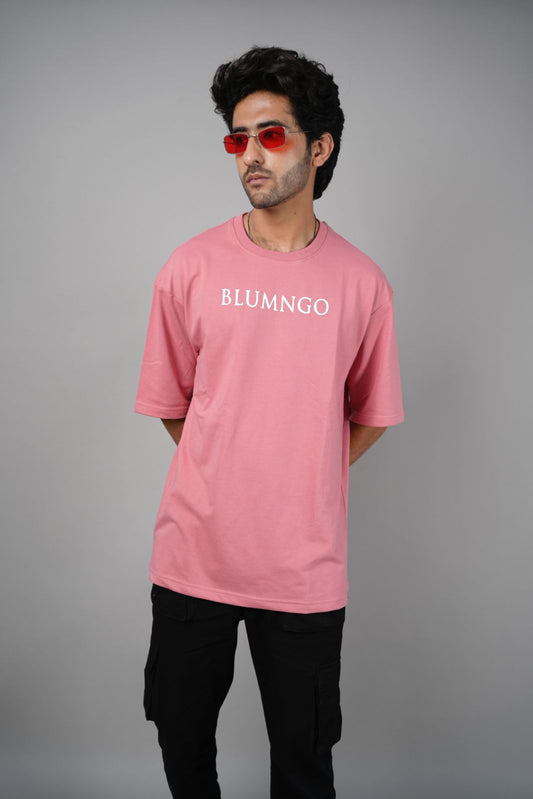 Blumngo Peach Oversized T-Shirt (Unisex)