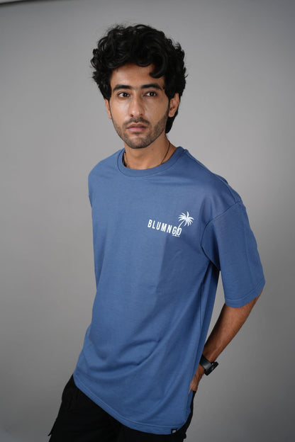 Blumngo 72 Bright Blue Oversized Tee (Unisex)