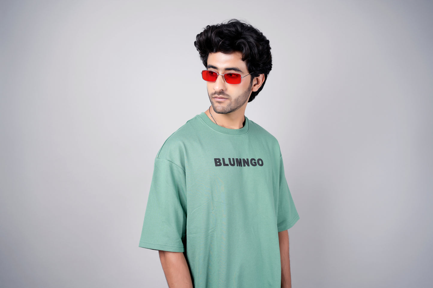 Blumngo Mint Oversized Trust No One Tee (Unisex)